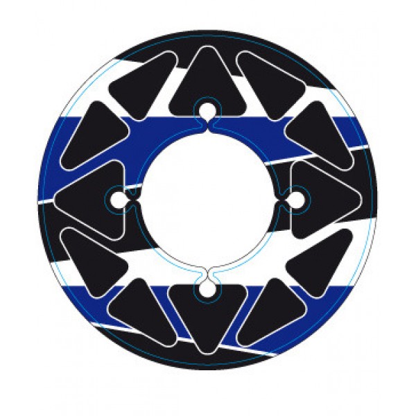 Adesivo Corona TTT BLU